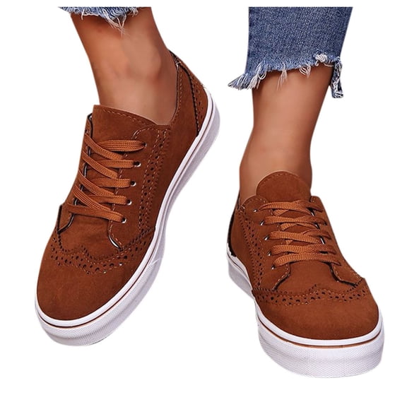 Oyedens Platform Low Top Fashion Sneakers for Women Girls Casual Flats Canvas Shoes Play Sneakers