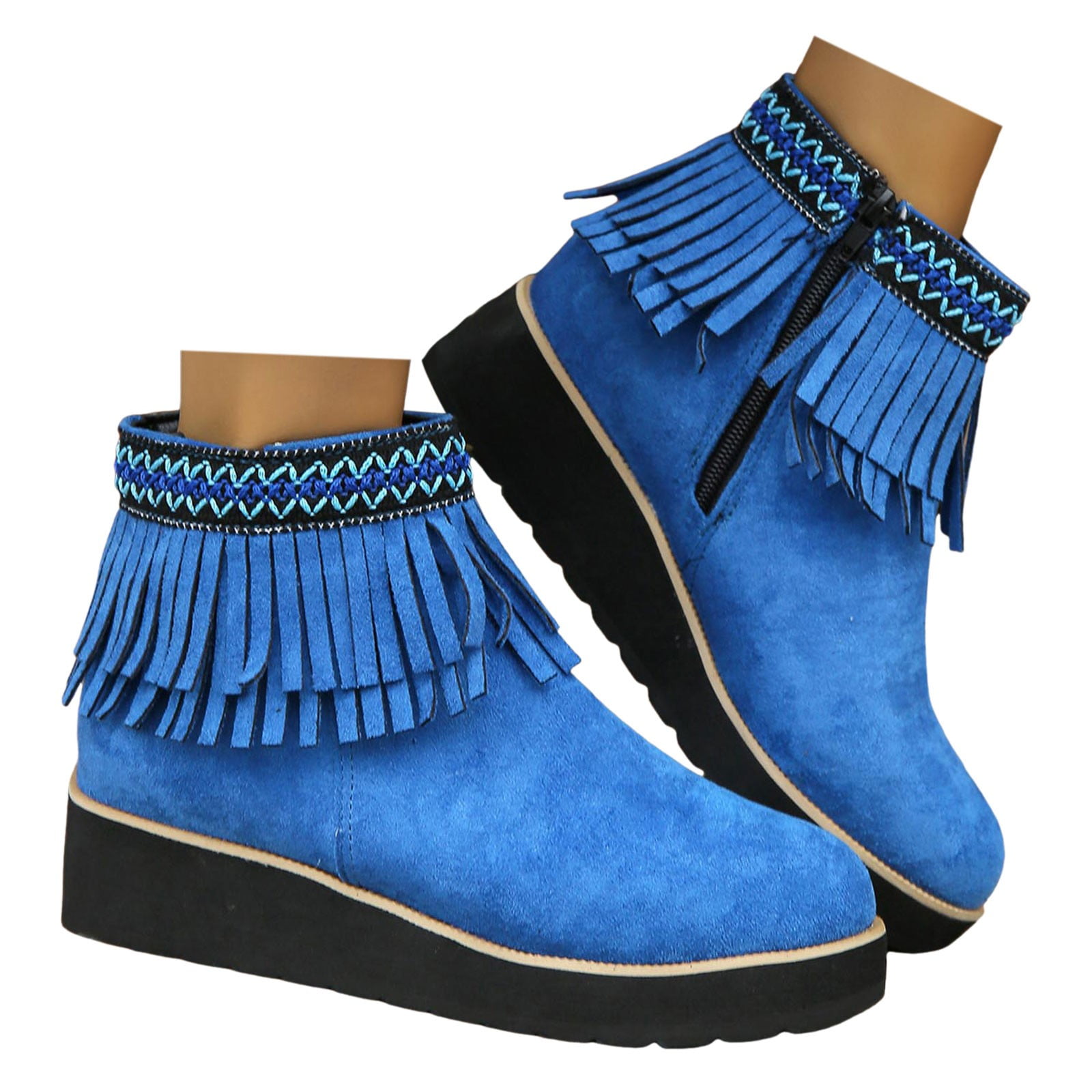 Laurelia - Women's Elegant and Comfortable Wedge Ankle Boots
