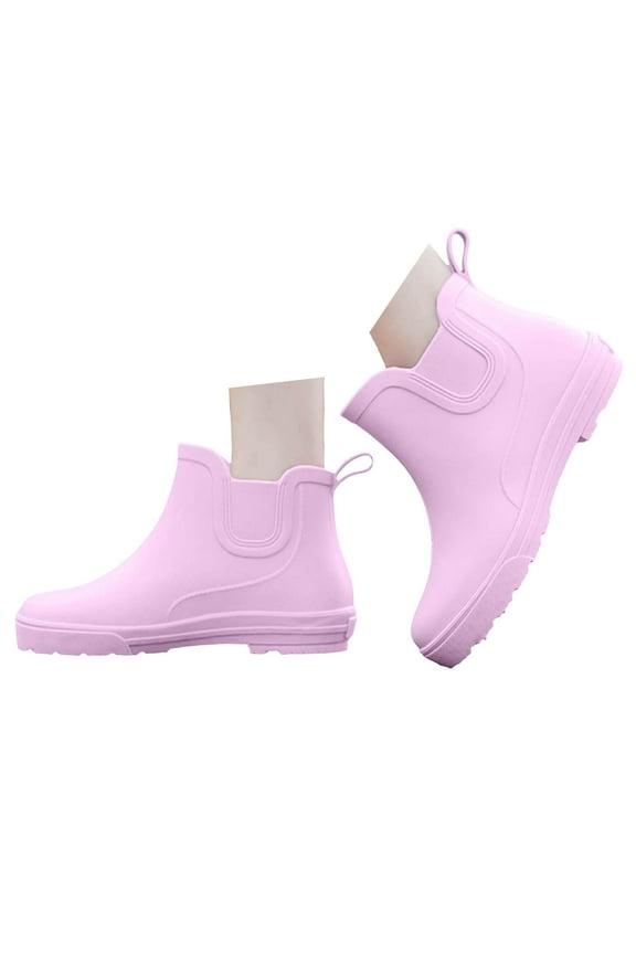 Rain Boots Women Rubber Waterproof Slip Resistant Outdoor Garden Boots Fishing Short Rainboots