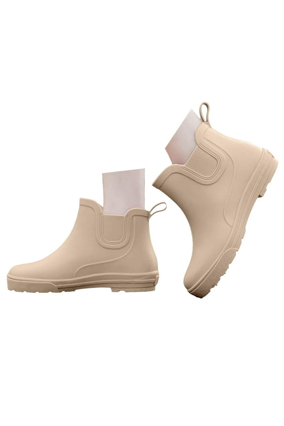 Rain Boots Women Rubber Waterproof Slip Resistant Outdoor Garden Boots Fishing Short Rainboots