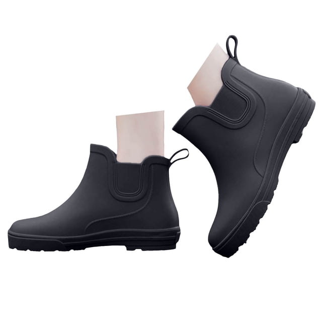 Short Ruber Bots Oyedens Rain Boots Women Rubber Waterproof Slip Resistant Outdoor ...