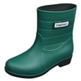 thumbnail image 1 of Oyedens Rain Boots for Women Waterproof Rubber Ankle Rainboots Outdoor Garden Mud Farm Short Boots, 1 of 4