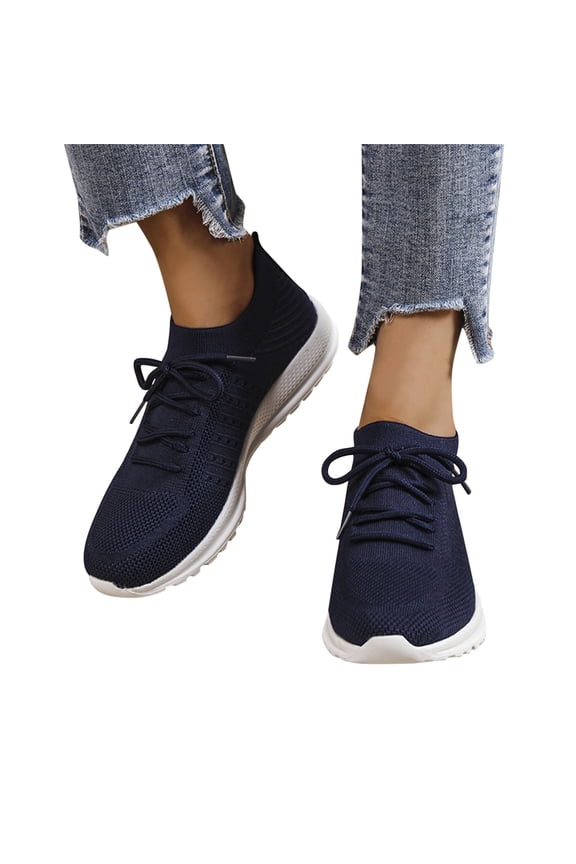 Running Tennis Sneakers for Women Athletic Flats Hiking Cross Training Walking Fitness Shoes