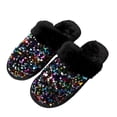thumbnail image 1 of Oyedens Sequin Slippers for Women Indoor and Outdoor Glitter Women'a Slip on Booties House Slippers, 1 of 6