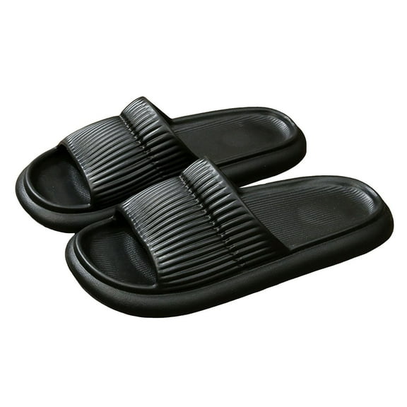 Oyedens Shower Slides Shoes for Women Men Cloud Pillow Home Sandals Bath Slipper Indoor House Slippers