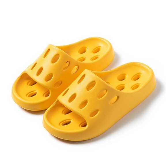 Oyedens Shower Slippers for Women Men with Holes Bathroom Slipper Non Slip Hotel Spa Guest Slippers
