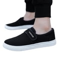 thumbnail image 1 of Oyedens Slip On Loafers For Men Fashion Casual Canvas Boat Shoes Low Top Fashion Sneakers Comfort Walking Shoes, 1 of 6
