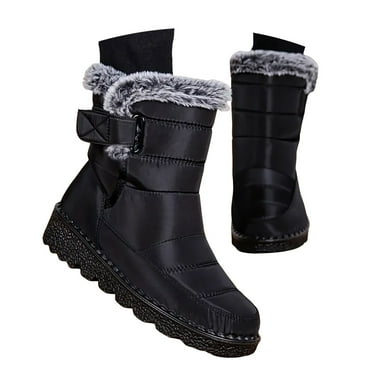 Oyedens Snow Boots for Women Men Winter Warm Lined Waterproof Mid Calf Skiing Hiking Boots