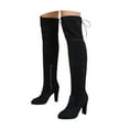thumbnail image 1 of Oyedens Stiletto over The Knee High Boots for Women Ladies Suede Pointed Toe High Heel Thigh High Boots, 1 of 9