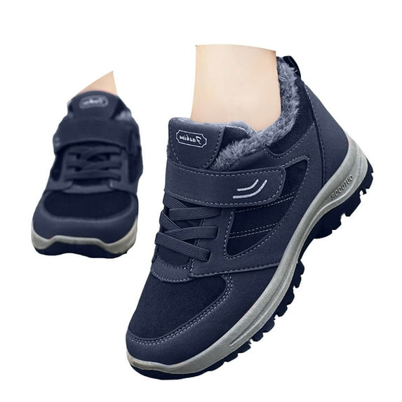 Oyedens Unisex Winter Snow Boots Womens Mens Anti Slip Waterproof Work Hiking Sneakers Ankle Booties