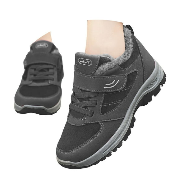 Oyedens Unisex Winter Snow Boots Womens Mens Anti Slip Waterproof Work Hiking Sneakers Ankle Booties