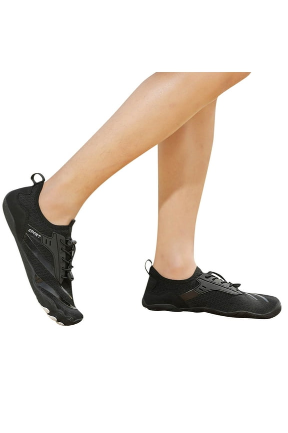 Water Shoes for Men Wide Toe Non Slip Waterproof Barefoot Shoes Adult Hiking Athletic Sneakers