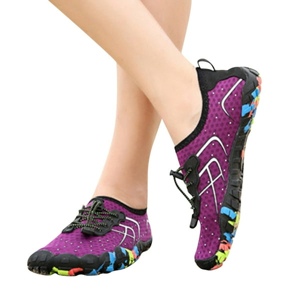 Oyedens Water Shoes for Women Beach Barefoot Swim Rock Climbing Pool Shoes Socks for Hiking Boating Fishing
