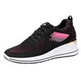 thumbnail image 1 of Oyedens Wedge Sneakers for Women Breathable Knit Walking Running Tennis Shoes Non-Slip Womens Work Shoes, 1 of 4