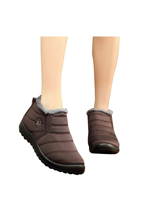 Winter Boots For Women Mom With Lined Waterproof Warm Short Snow Boots Mother's Gift