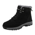 thumbnail image 1 of Oyedens Winter Snow Boots for Women Men Waterproof Non Slip Plush Lined Warm Work Combat Boots, 1 of 4