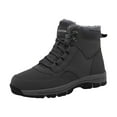 thumbnail image 1 of Oyedens Winter Snow Boots for Women Men Waterproof Non Slip Plush Lined Warm Work Combat Boots, 1 of 5