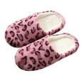 thumbnail image 1 of Oyedens Women's Fuzzy House Slippers Comfy Fluffy Memory Foam Non-Slip Indoor Outdoor Plush Bedroom Shoes, 1 of 6