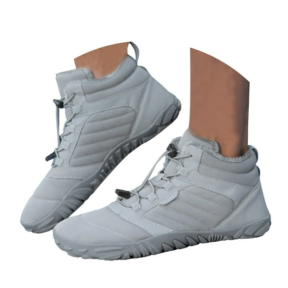 Oyedens Women's Men's Hiking Snow Boots Wide Toe Barefoot Winter Ankle Booties Trekking Sneakers Hike Shoes