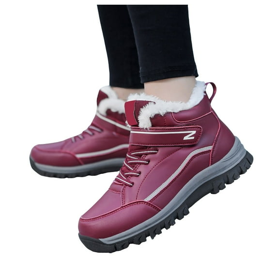 Oyedens Women's Men's Winter Snow Boots for Cold Weather Lined Thermal Non Slip Ankle Booties