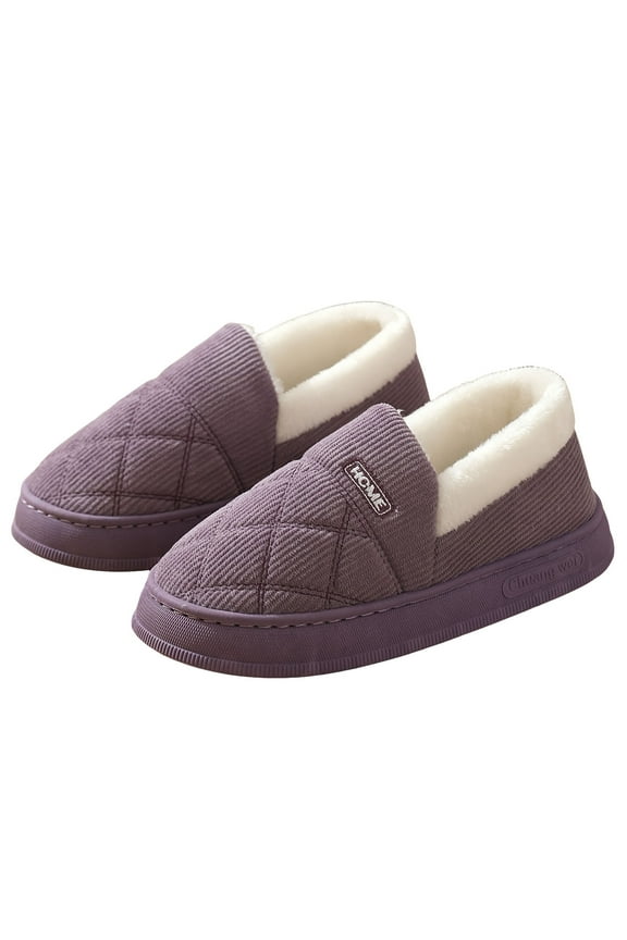 Oyedens Women's Slippers House Shoes for Woman Winter Warm Indoor Outdoor Bedroom Home Slippers Women