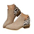 thumbnail image 1 of Oyedens Womens Ankle Booties Fashion Leopard Pointed Toe Ankle Boots Autumn Short Dress Boots Ladies, 1 of 7