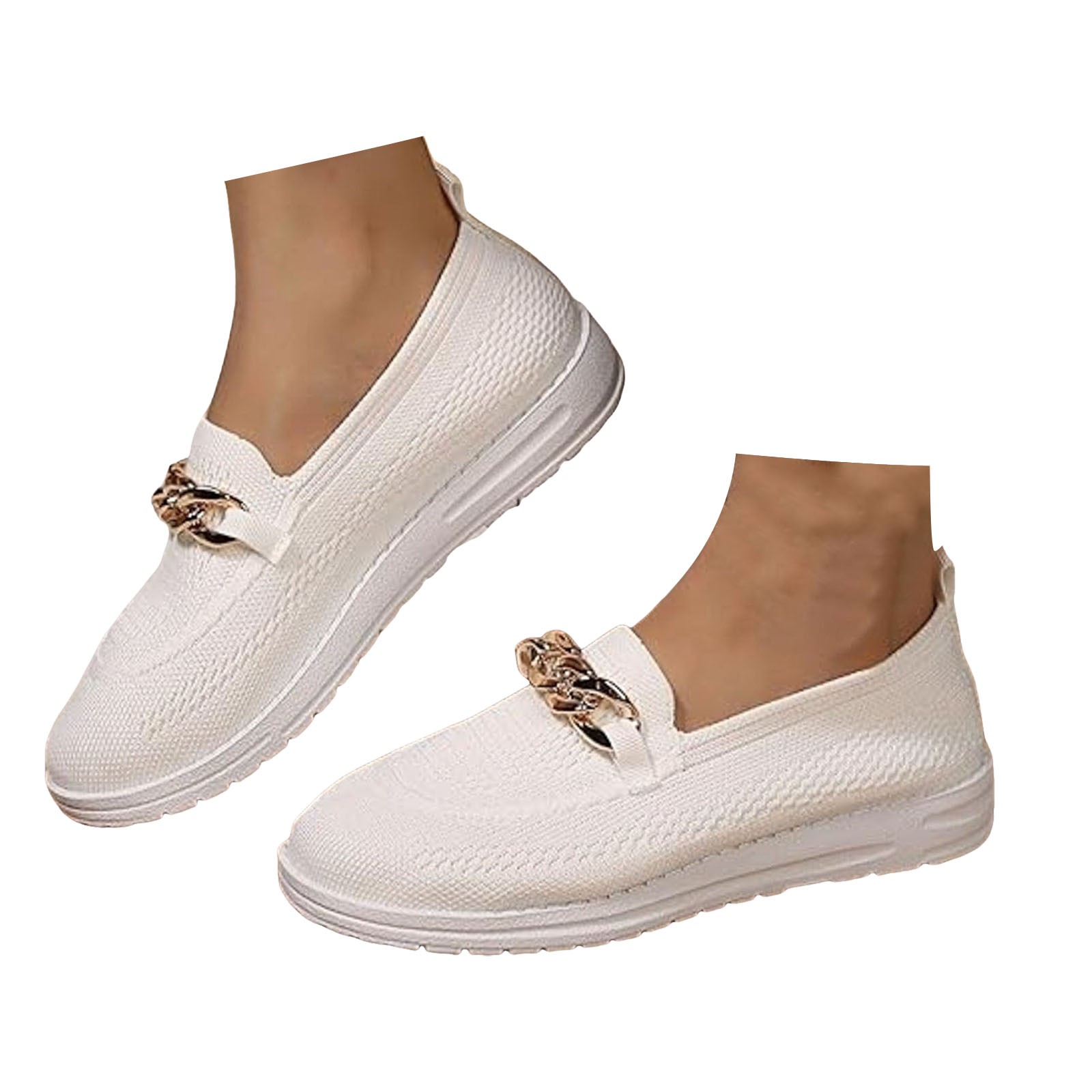 Oyedens Womens Dress Loafers Shoes Fashion Mesh Slip on Walking ...