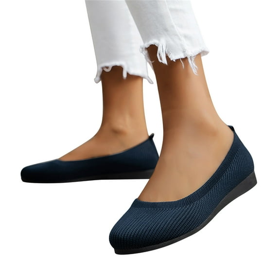 Oyedens Womens Dress Shoes Wedge Slip On Loafers Low Heels Walking Driving Fashion Sneakers Dressy Shoes For Work Office Fall