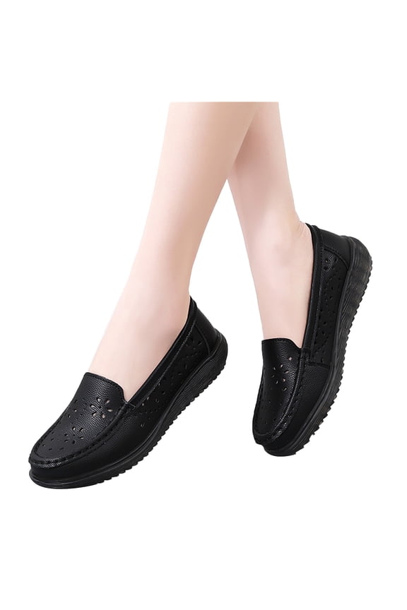 Oyedens Womens Penny Loafers Comfort Soft Casual Slip on Walking Flats Shoes for Women Driving Work
