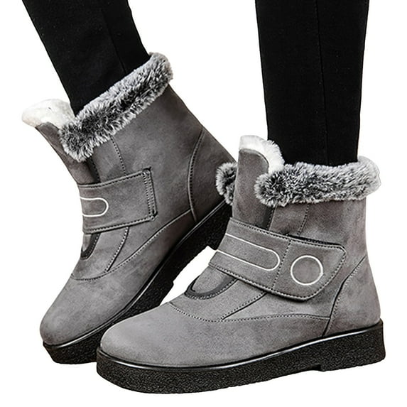 Oyedens Womens Snow Boots with Lining Fashion Warm Winter Fuzzy Ankle Booties for Women