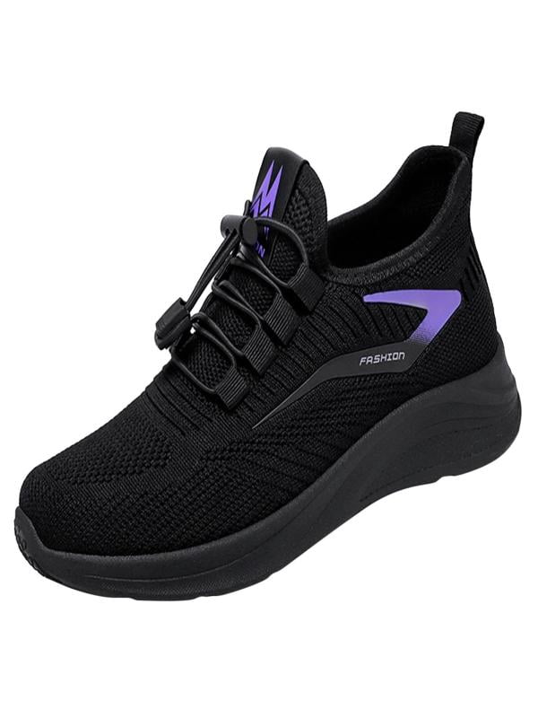 Oyedens Womens Tennis Shoes Knit Breathable Slip on Sock Shoes Athletic Running Golf Fitness Sneakers