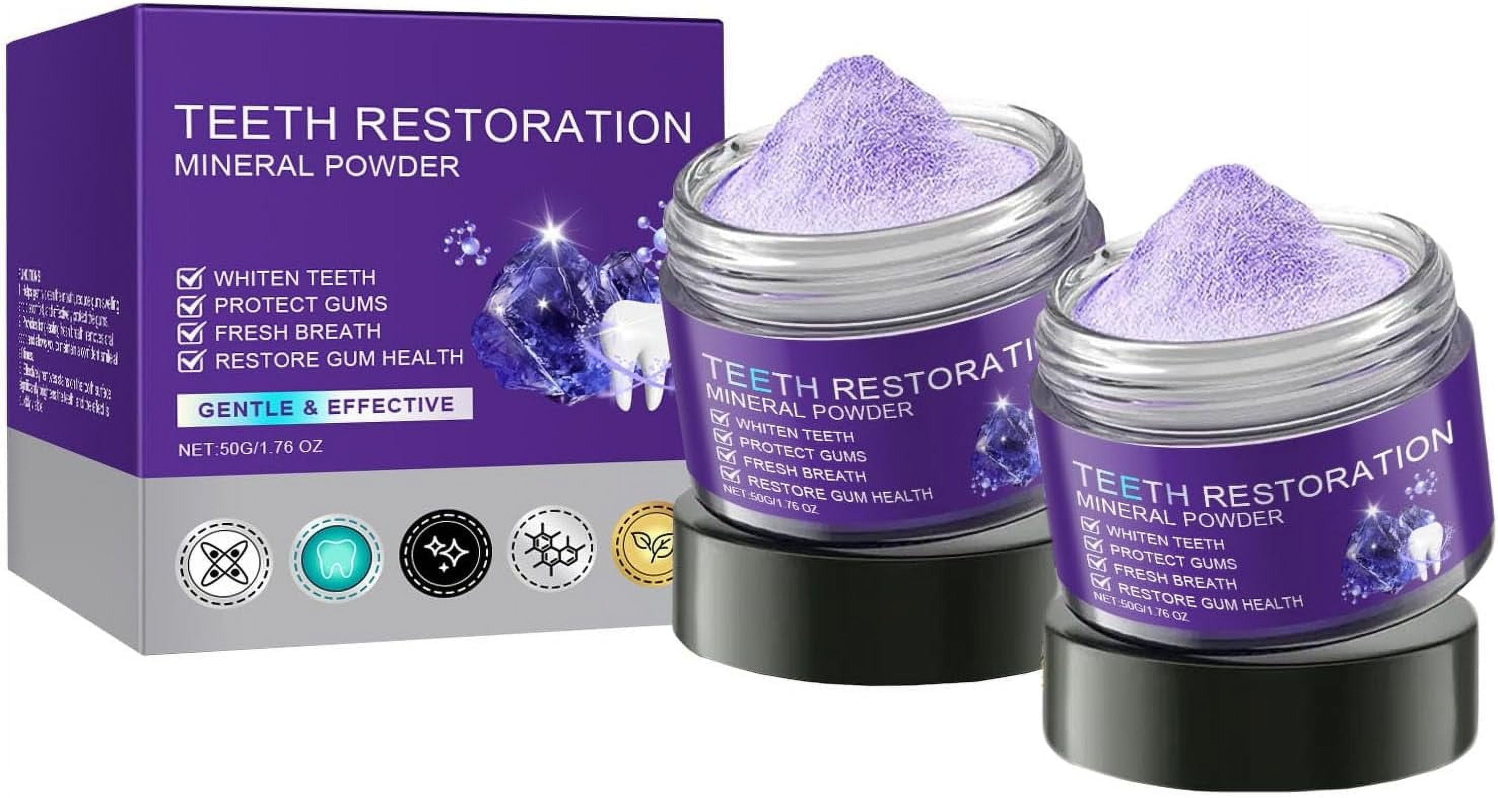 OyiKey Teeth Restoration Mineral Powder, Remineralizing Tooth Powder