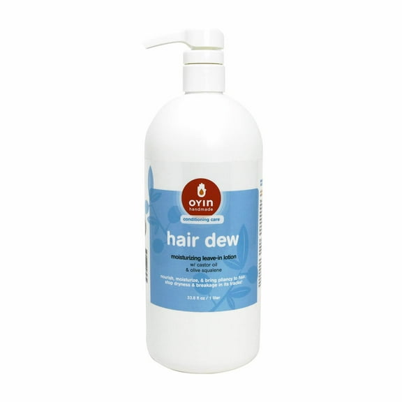 Oyin Handmade Hair Dew, Daily Quenching Hair Lotion w/Pump (33oz)