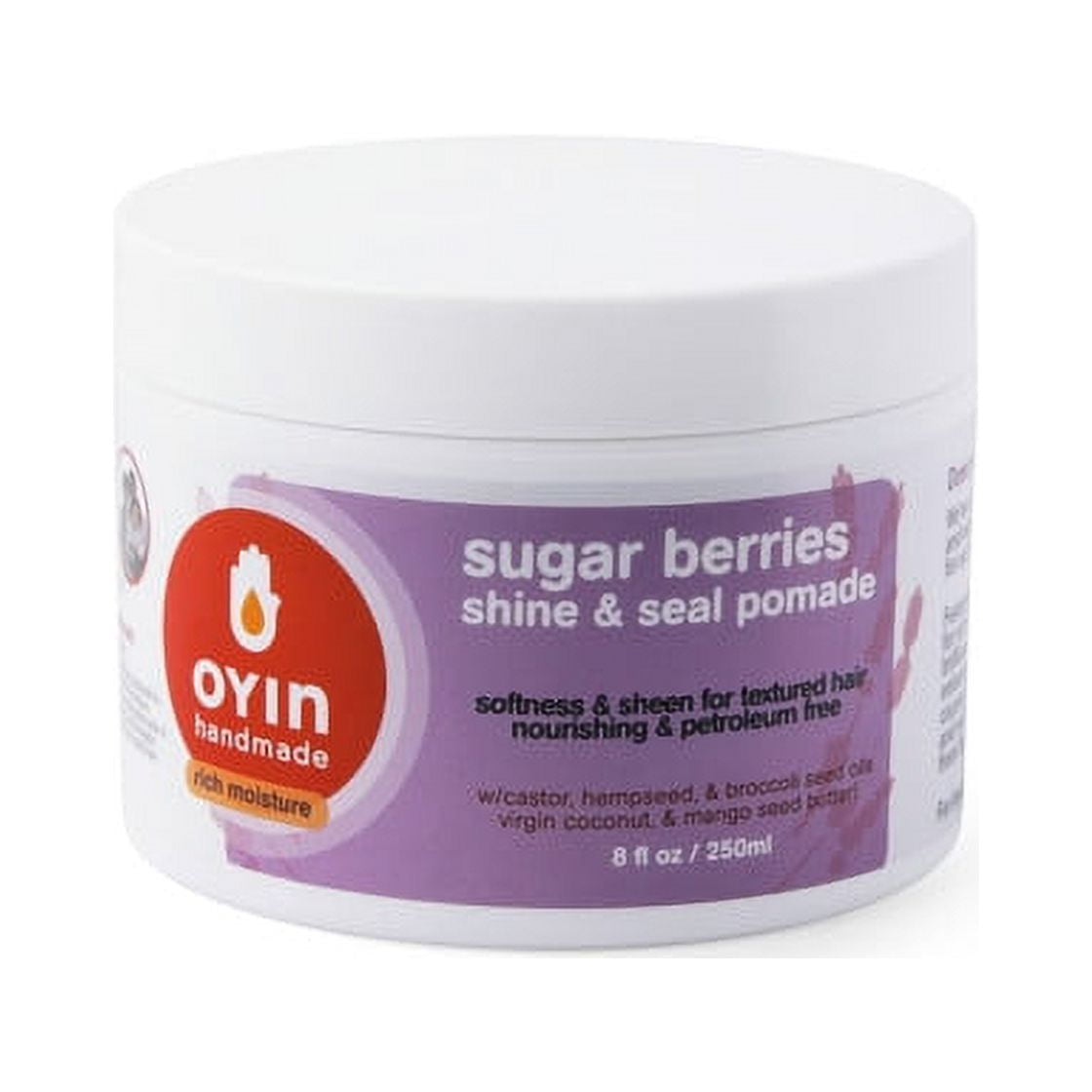 Oyin Handmade Sugar Berries ~ humectant hair pomades