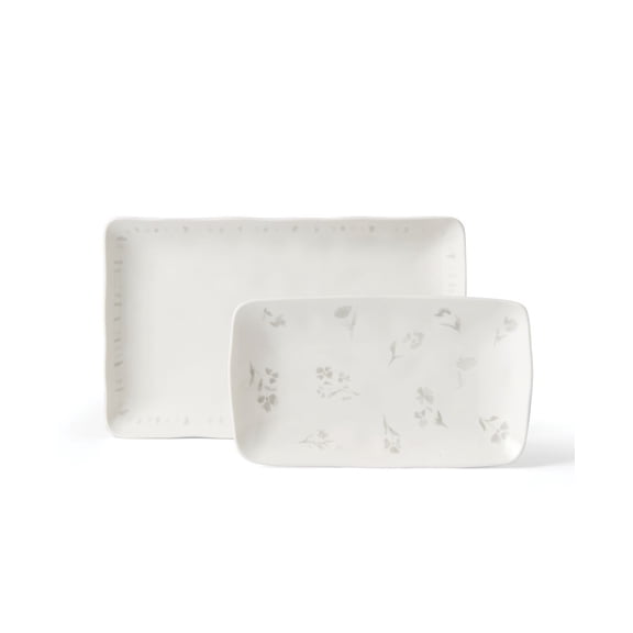Oyster Bay Nesting Serving Platters, Set of 2