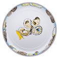 thumbnail image 1 of Oyster Pattern - 15.5 inch Medium Tray - Golden Rabbit Enamelware, 1 of 4