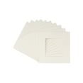 thumbnail image 1 of Oyster Shell Acid Free 7x7 Square Picture Frame Mat with White Core Bevel Cut for 5x5 Pictures -, 1 of 3