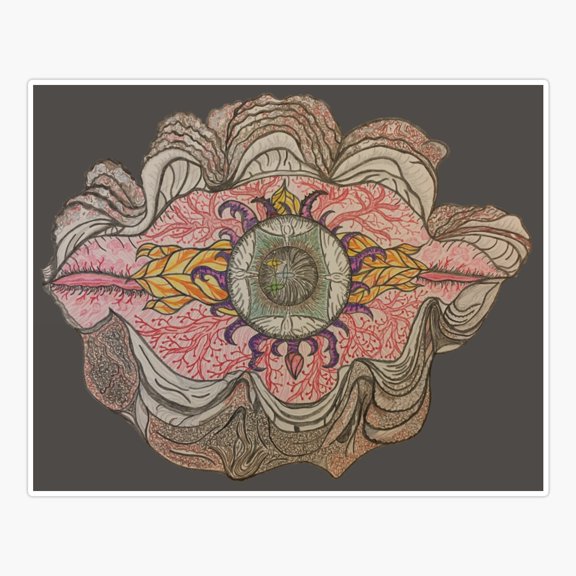 Oyster omy Eye Sticker