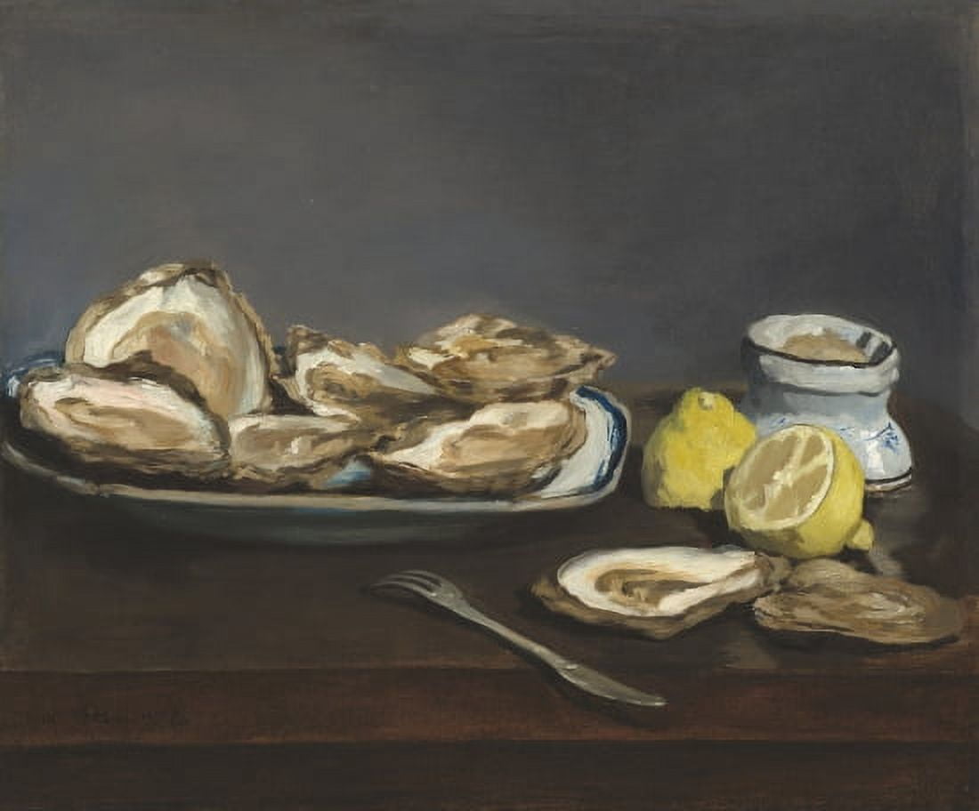 Oysters Canvas Art - Edouard Manet (24 x 36)