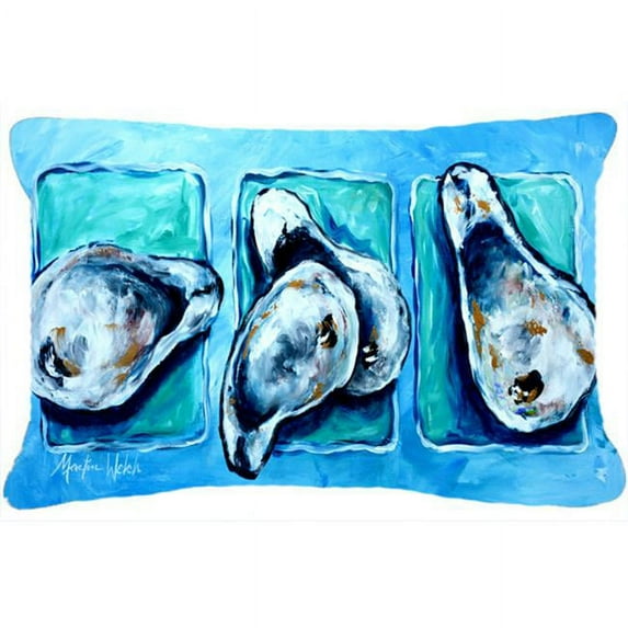 Oysters Oyster Plus Oyster - Oysters Indoor & Outdoor Fabric Decorative Pillow