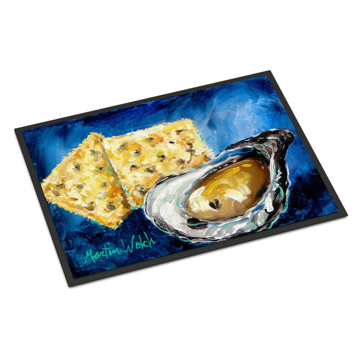 Oysters Two Crackers Door Mat Doormat
