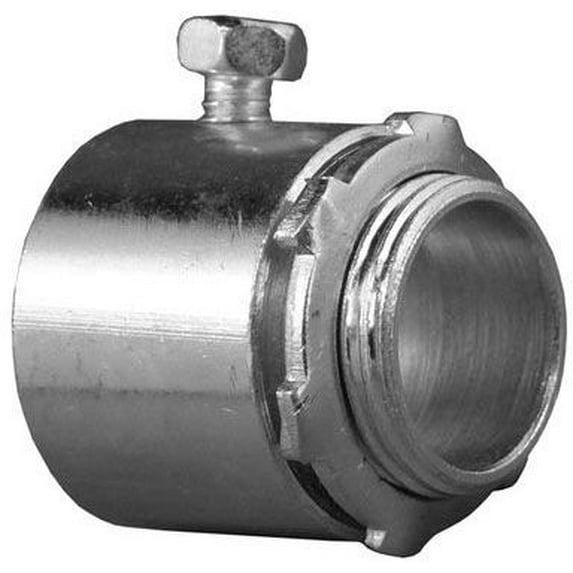 Oz-Gedney 28-050, 1/2"", Iron, Non-Insulated, Set Screw Conduit Connector, 1pc