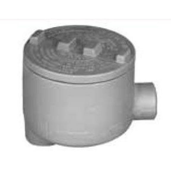 Oz-Gedney GUALB-125, 1-1/4"" Hub, Iron, Explosionproof Conduit Outlet Box, 1 pc