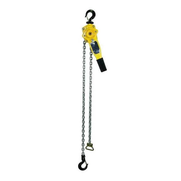Oz Lifting Products Lever Chain Hoist,Cap 1500Lb,Lift 10Ft OZ075-10LHOP