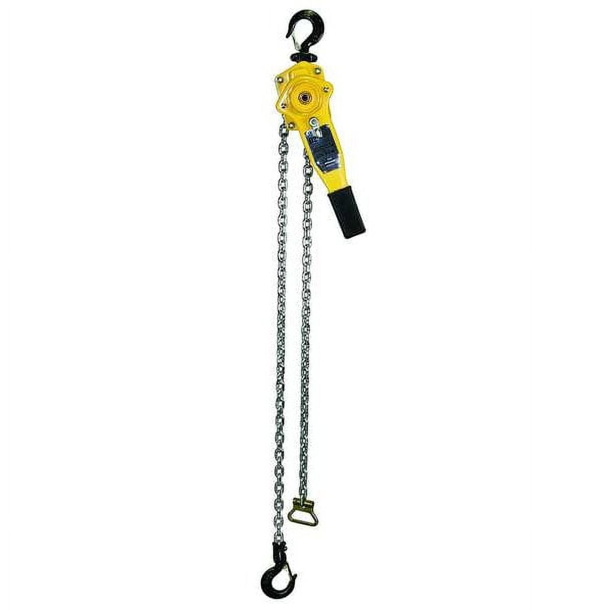 Lever Chain Hoist, 1,500 lb, 20 ft, Hook Mounted - No Trolley