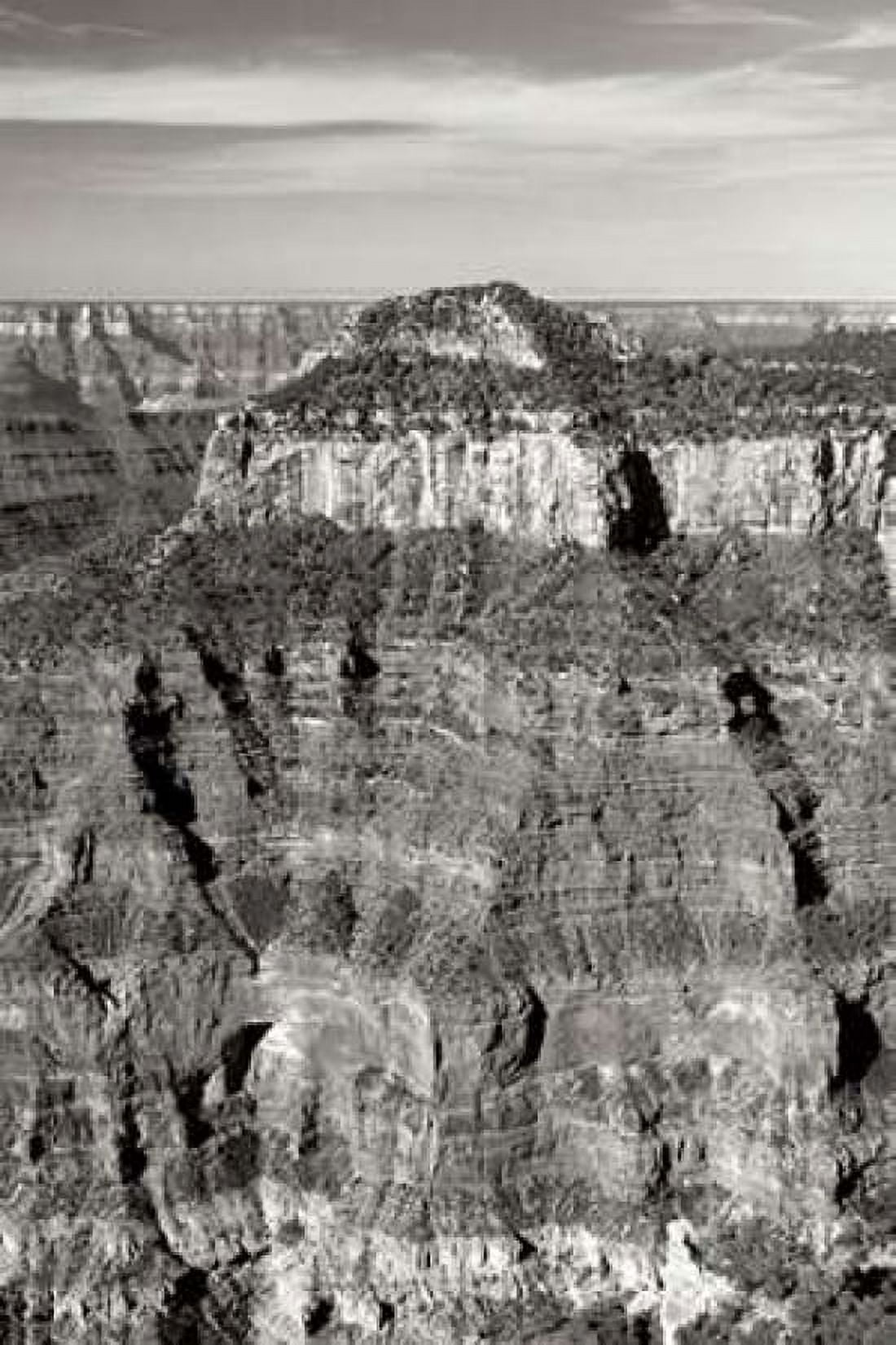 Oza Butte Portrait BW Canvas Art - Douglas Taylor (24 x 36)
