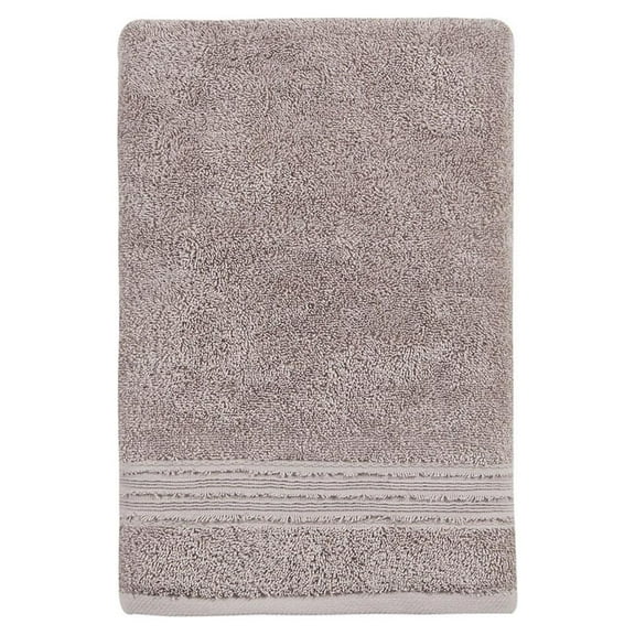 Ozan Premium Home 100% Genuine Turkish Cotton Cascade Bath Towel Taupe