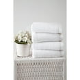 thumbnail image 1 of Ozan Premium Home  100% Genuine Turkish Cotton Horizon Hand Towel (Set of 4) White, 1 of 4