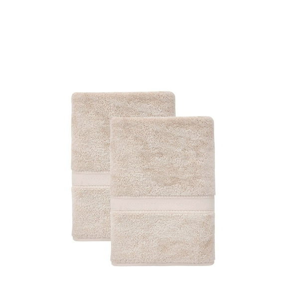 Ozan Premium Home 100% Turkish Cotton Legend Collection Luxury Bath Towels (Set of 2) Beige