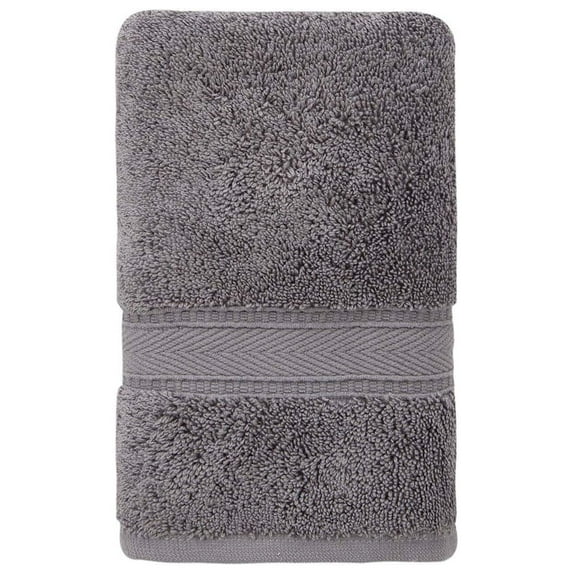 Ozan Premium Home 100% Turkish Cotton Legend Collection Luxury Hand Towel Dark Grey